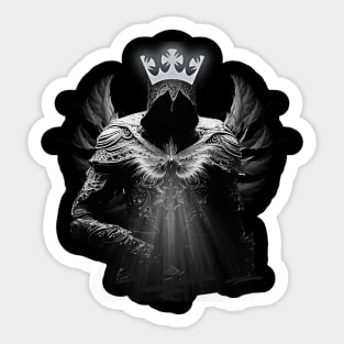 Shadowed Crown Sticker